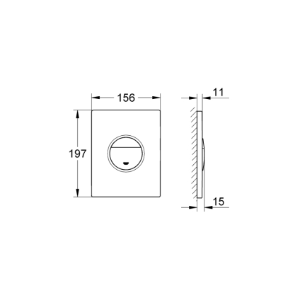 Grohe Nova Cosmopolitan Kumanda Paneli - 38765KV0 - 2