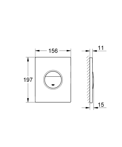 Grohe Nova Cosmopolitan Kumanda Paneli - 38765Sh0 - 3