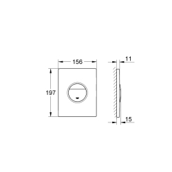 Grohe Nova Cosmopolitan Kumanda Paneli - 38765Sh0 - 2