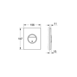 Grohe Nova Cosmopolitan Light Kumanda Paneli - 38809000 - 2