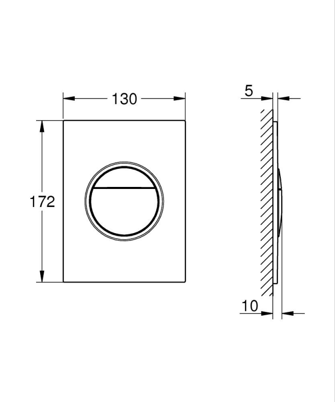 Grohe Nova Cosmopolitan S Kumanda Paneli - 37601Dc0 - 3