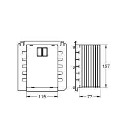 Grohe Panel Revizyonu İçin Kapak Şablonu - 40911000 - 2