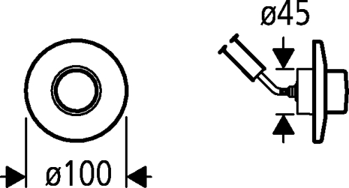 Grohe Pnömatik Kumanda - 37761000 - 3