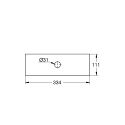 Grohe Rainshower Aqua #1 Hole - 26784000 - 2