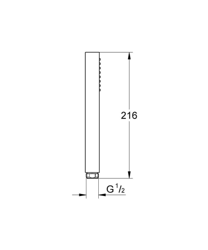 Grohe Rainshower Aqua Cube Stick El Duşu, 1 Akışlı - 4