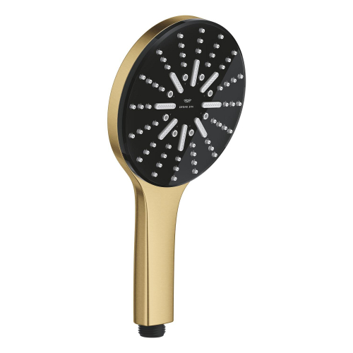 Grohe RainShower Aqua El Duşu, 3 Akışlı, Fırçalı Altın - 101676GN00 - 2