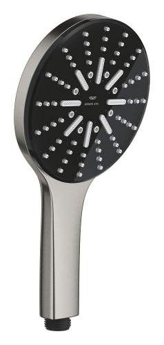 Grohe RainShower Aqua El Duşu, 3 Akışlı, Paslanmaz Çelik - 101676DC00 - 1