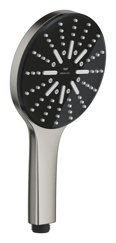 Grohe RainShower Aqua El Duşu, 3 Akışlı, Paslanmaz Çelik - 101676DC00 - 1