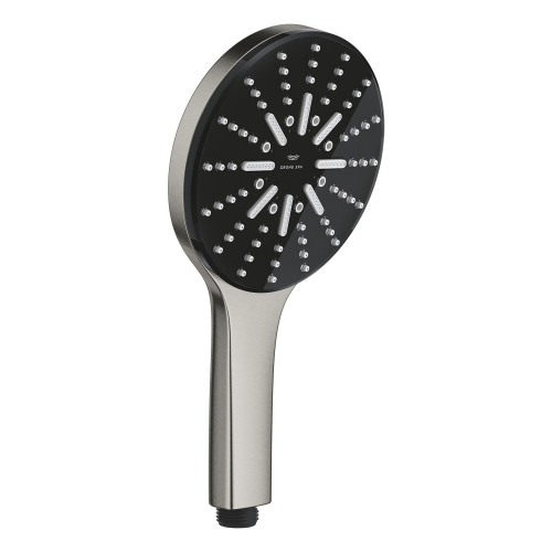 Grohe RainShower Aqua El Duşu, 3 Akışlı, Paslanmaz Çelik - 101676DC00 - 2