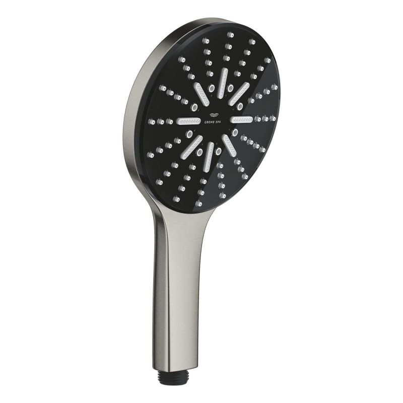 Grohe RainShower Aqua El Duşu, 3 Akışlı, Paslanmaz Çelik - 101676DC00 - 2