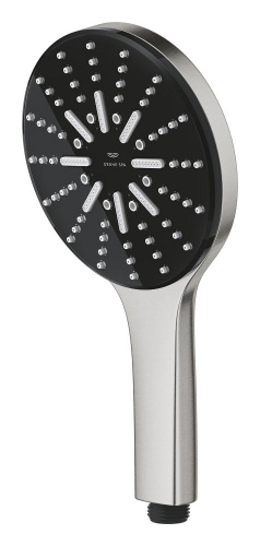 Grohe RainShower Aqua El Duşu, 3 Akışlı, Paslanmaz Çelik - 101676DC00 - 4