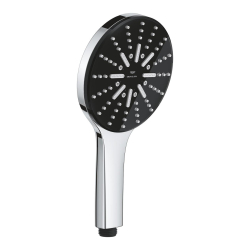 Grohe Rainshower Aqua el duşu 3 jet tipi Siyah Krom - 101676KI00 - GROHE