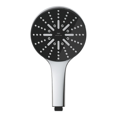 Grohe Rainshower Aqua el duşu 3 jet tipi Siyah Krom - 101676KI00 - 2