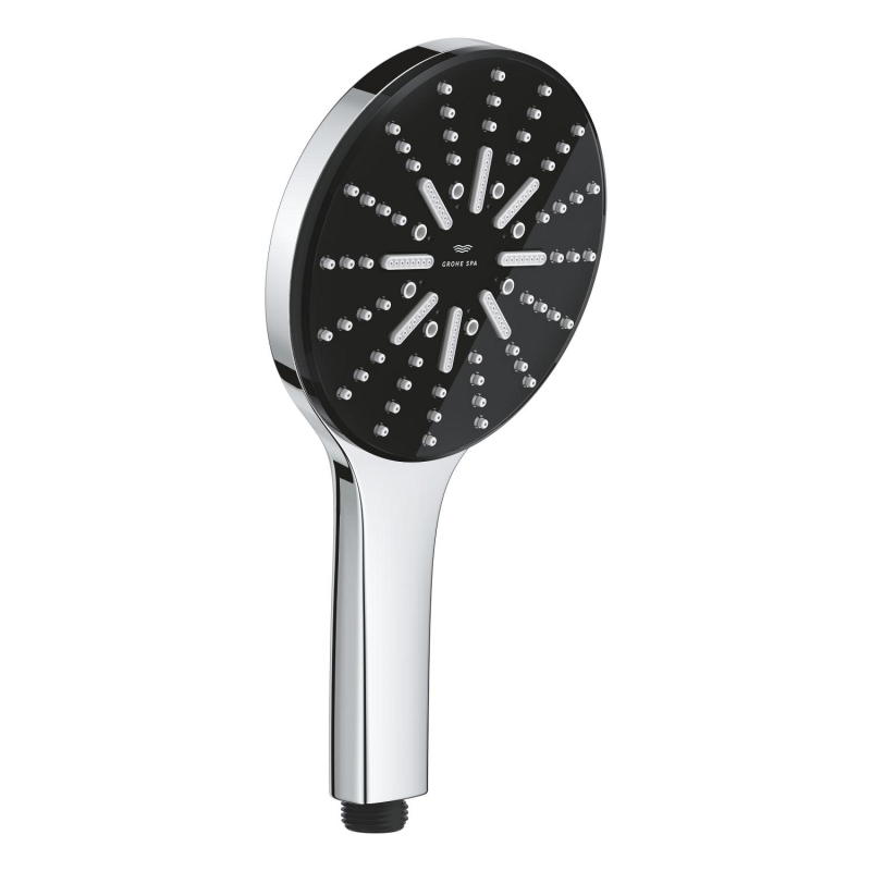Grohe Rainshower Aqua el duşu 3 jet tipi Siyah Krom - 101676KI00 - 2