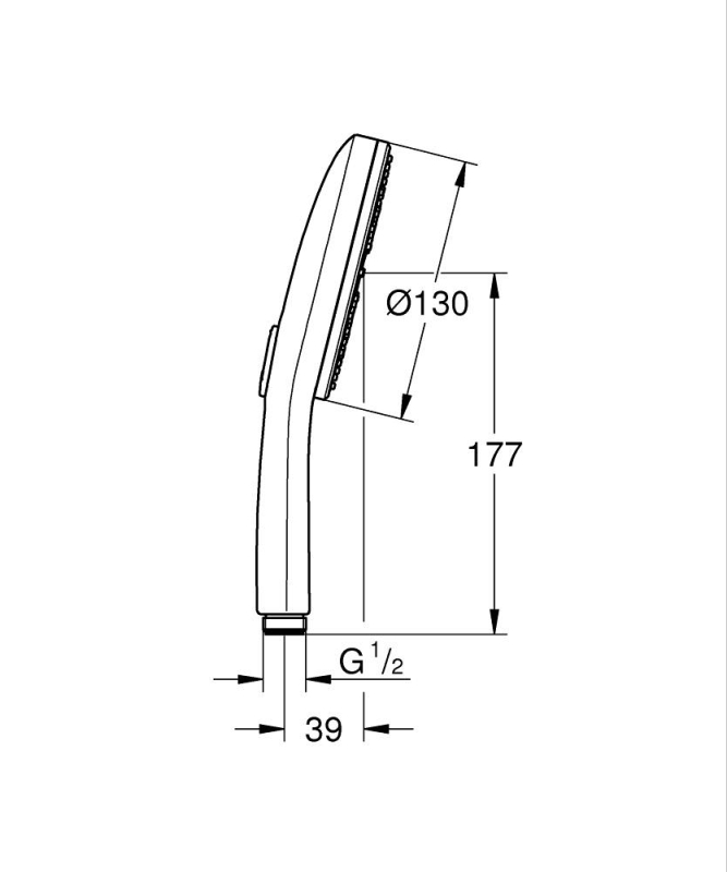 Grohe Rainshower Aqua El duşu 3 püskürtme - 101676DA00 - 6