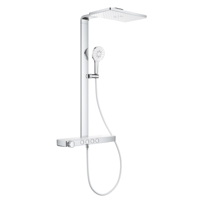 Grohe Rainshower Aqua Pure SmartControl Duş Sistemi, Duvara Monte, Termostatik Bataryalı Duş Kolonu - 1009620000 - 2