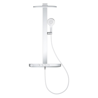 Grohe Rainshower Aqua Pure SmartControl Duş Sistemi, Duvara Monte, Termostatik Bataryalı Duş Kolonu - 1009620000 - 3
