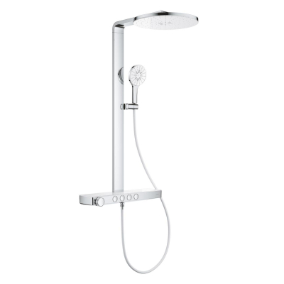 Grohe Rainshower Aqua Pure SmartControl Duş Sistemi, Duvara Monte, Termostatik Bataryalı Duş Kolonu - 1016800000 - 2