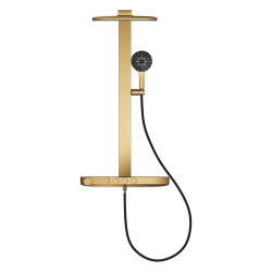 Grohe Rainshower Aqua Pure SmartControl Duş Sistemi, Duvara Monte, Termostatik Bataryalı Duş Kolonu, Altın - 100962GL00 - 3