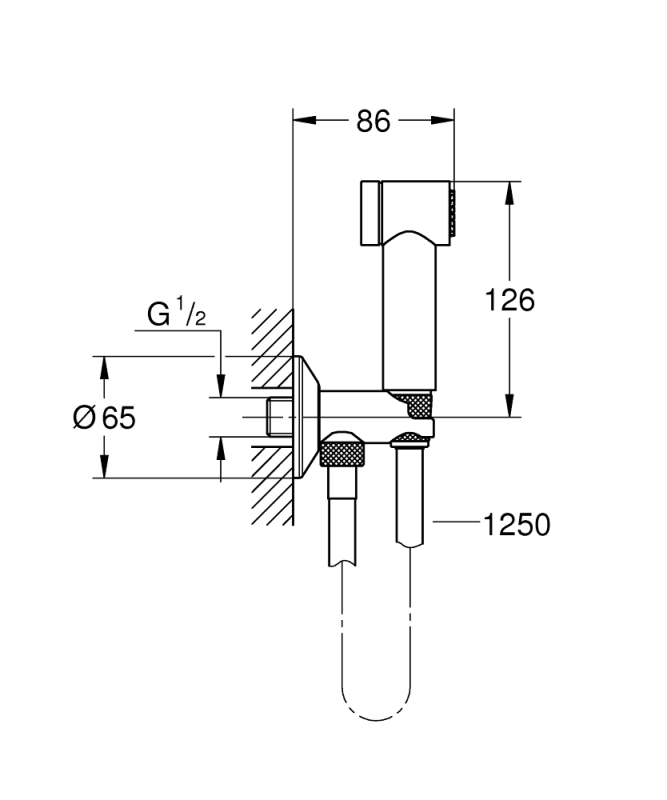 Grohe Rainshower Aqua Taharet Spreyi - 26841000 - 3