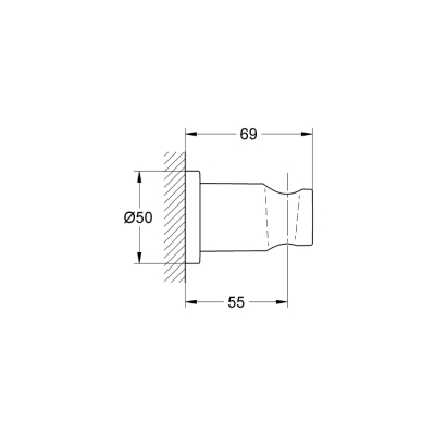 Grohe Rainshower El Duşu Askısı - 27074Al0 - 2