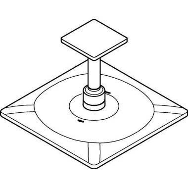 Grohe Rainshower Mono 310 Cube Tepe Duşu Seti, 2 Akışlı, Altın - 26481GL0 - 2