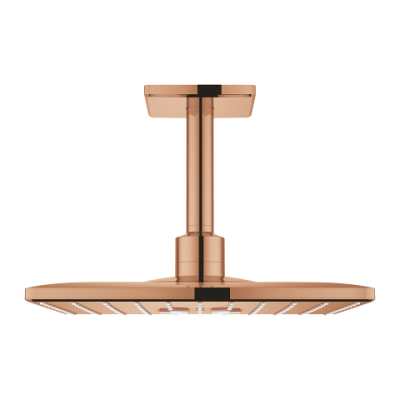 Grohe Rainshower Mono 310 Cube Tepe Duşu Seti, 2 Akışlı, Bakır - 26481DA0 - 1