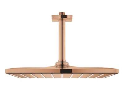 Grohe Rainshower Mono 310 Cube Tepe Duşu Seti, 31 cm, Bakır - 26566DA0 - 1