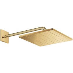 Grohe Rainshower Mono 310 Cube Tepe Duşu Seti, 31 cm, Tek Akışlı, Altın - 26564GL0 - GROHE