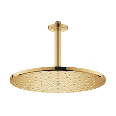 Grohe Rainshower Mono 310 Tepe Duşu Seti, 31 cm, Altın - 26560GL0 - 2