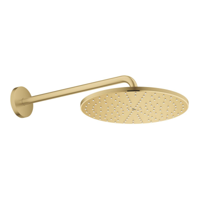 Grohe Rainshower Mono 310 Tepe Duşu Seti, 31 cm, Fırçalı Altın - 26558GN0 - 2