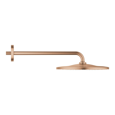 Grohe Rainshower Mono 310 Tepe Duşu Seti, 31 cm, Fırçalı Bakır - 26558DL0 - 3