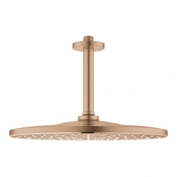 Grohe Rainshower Mono 310 Tepe Duşu Seti, 31 cm, Fırçalı Bakır - 26560DL0 - GROHE