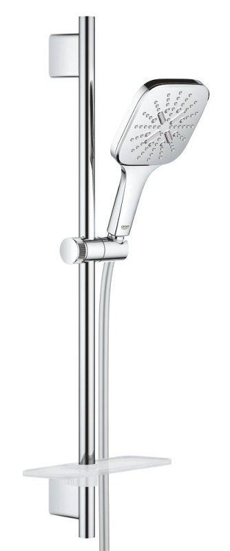 Grohe Rainshower Smartactive 130 Cube Sürgülü Duş Seti 3 Akışlı - 26584000 - 1