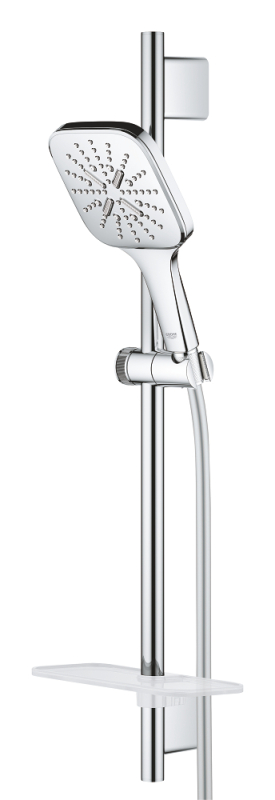 Grohe Rainshower Smartactive 130 Cube Sürgülü Duş Seti 3 Akışlı - 26584000 - 3
