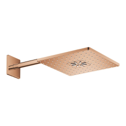 Grohe Rainshower SmartActive 310 Cube Tepe Duşu Seti, 31 cm, 2 Akışlı, Bakır - 26479DA0 - 2