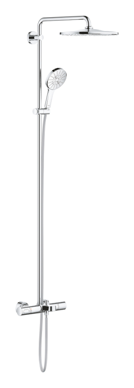 Grohe Rainshower Smartactive 310 Duvara Monte Termostatik Banyo Bataryalı Duş Sistemi - 26657000 - 1