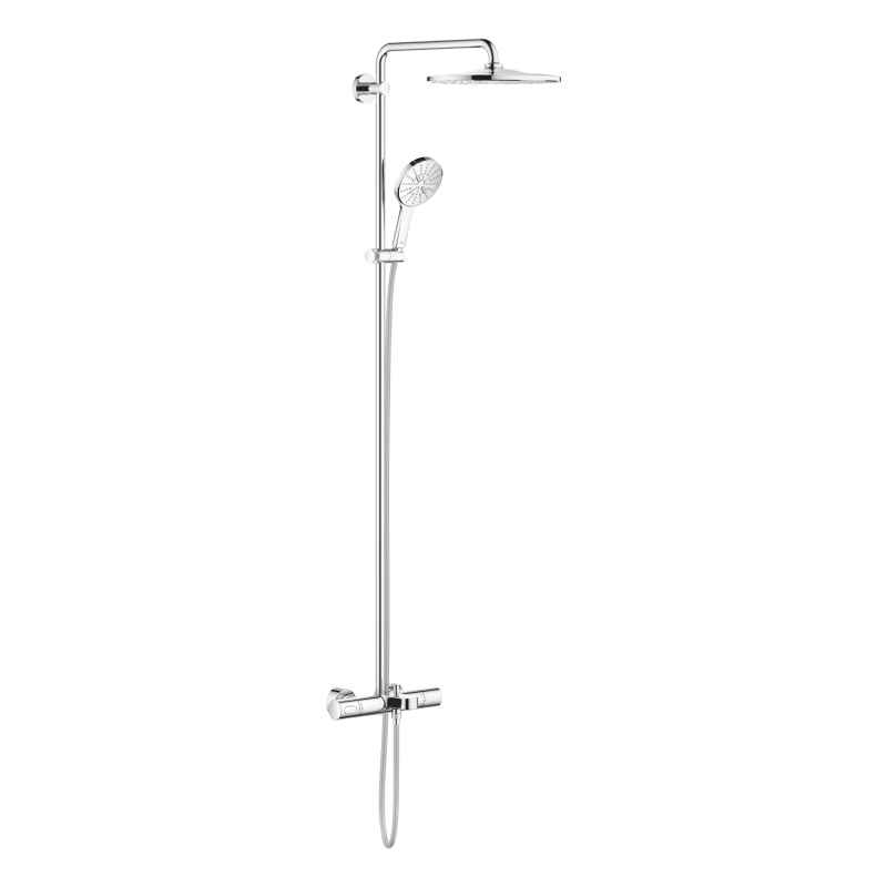 Grohe Rainshower Smartactive 310 Duvara Monte Termostatik Banyo Bataryalı Duş Sistemi - 26657000 - 2