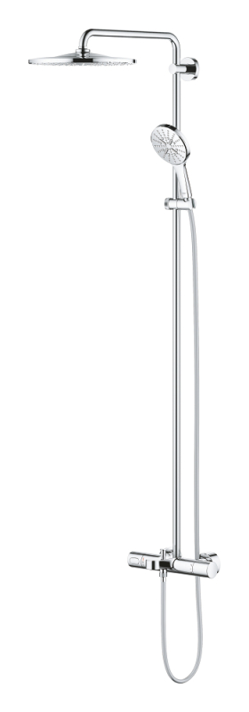 Grohe Rainshower Smartactive 310 Duvara Monte Termostatik Banyo Bataryalı Duş Sistemi - 26657000 - 3