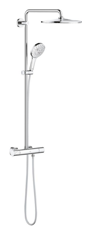 Grohe Rainshower Smartactive 310 Duvara Monte Termostatik Bataryalı Duş Sistemi - 26648000 - 1