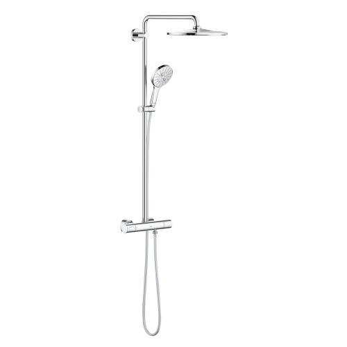 Grohe Rainshower Smartactive 310 Duvara Monte Termostatik Bataryalı Duş Sistemi - 26648000 - 2