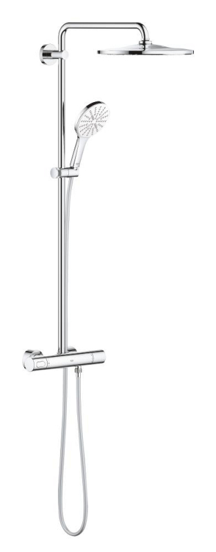 Grohe Rainshower Smartactive 310 Duvara Monte Termostatik Bataryalı Duş Sistemi - 26648Ls0 - 1