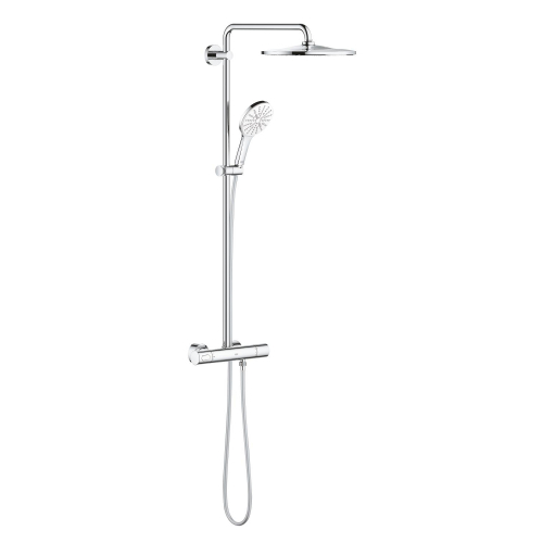 Grohe Rainshower Smartactive 310 Duvara Monte Termostatik Bataryalı Duş Sistemi - 26648Ls0 - 2