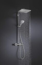 Grohe Rainshower SmartActive 310 Duvara monte termostatik bataryalı duş sistemi - 26649000 - 3