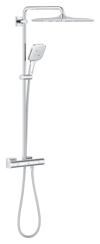 Grohe Rainshower Smartactive 310 Duvara Monte Termostatik Bataryalı Duş Sistemi - 26652000 - 1