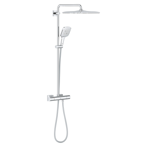 Grohe Rainshower Smartactive 310 Duvara Monte Termostatik Bataryalı Duş Sistemi - 26652000 - 2