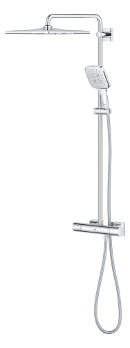 Grohe Rainshower Smartactive 310 Duvara Monte Termostatik Bataryalı Duş Sistemi - 26652000 - 3