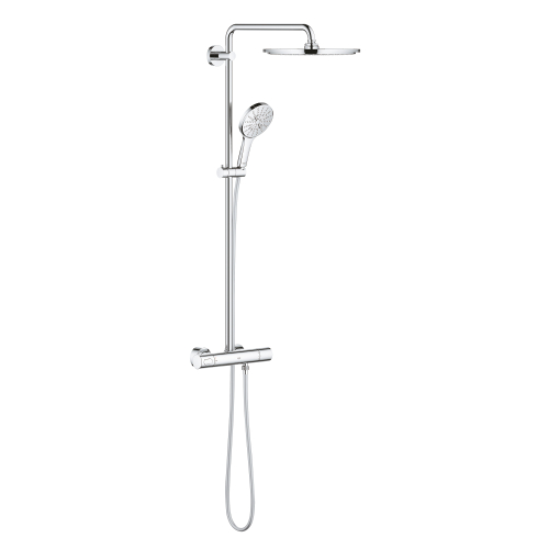 Grohe Rainshower Smartactive 310 Duvara Monte Termostatik Bataryalı Duş Sistemi - 27968001 - 2