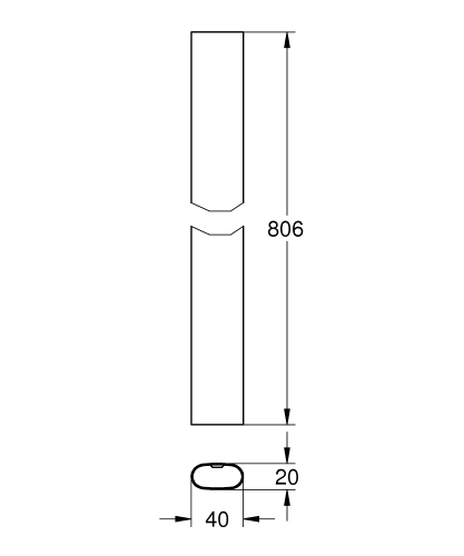 Grohe Rainshower Smartcontrol Tadilat/Yenileme İçin Duş Sistemi Borusu - 48349000 - 3