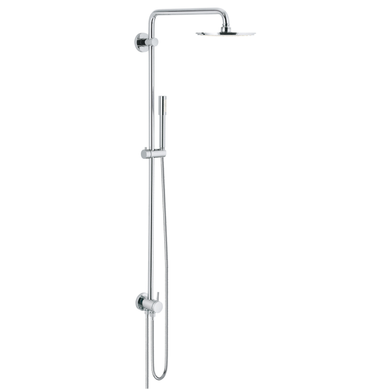 Grohe Rainshower System 210 Duvara Monte Yön Değiştiricili Duş Sistemi - 27058000 - 2
